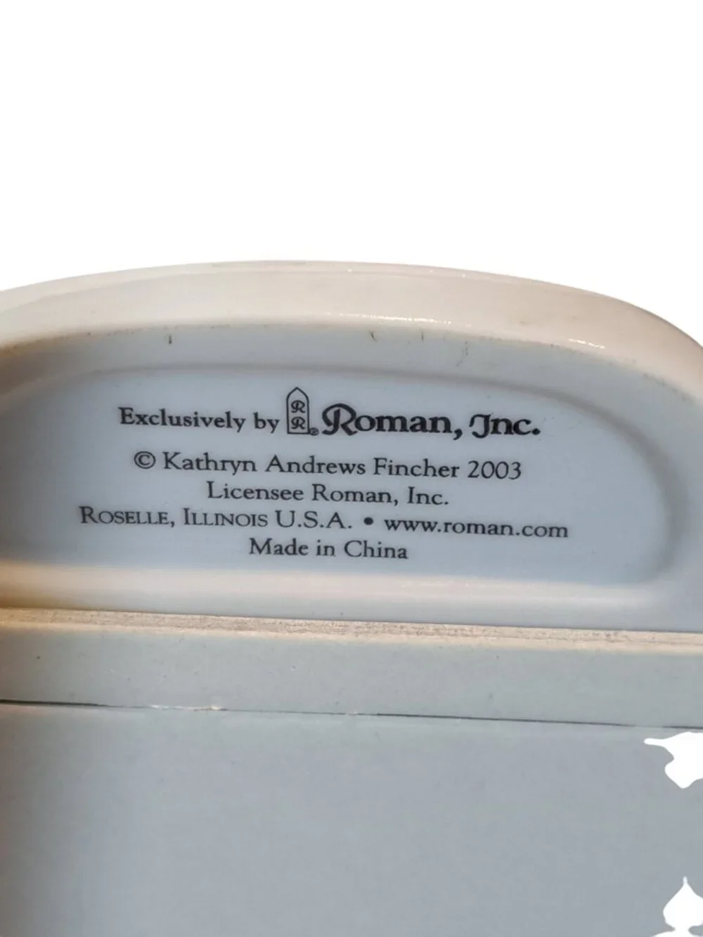 Roman Inc. white porcelain picture frame 5x7